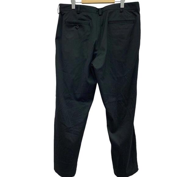 Nike Golf Mens Size 36x32 Dri Fit Performance Flex Black Chino Pants READ - Picture 2 of 8